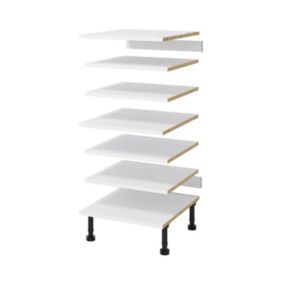 Zestaw półek do szafki AGD GoodHome 50 cm biały
