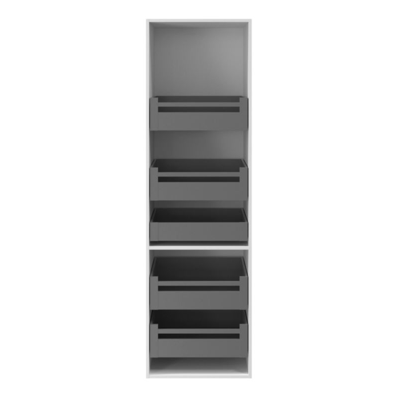 Zestaw półek do szafki AGD GoodHome 60 cm biały
