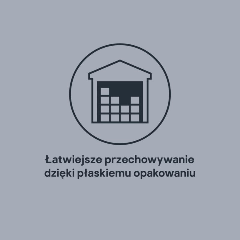 Zestaw półek do szafki AGD GoodHome 60 cm biały