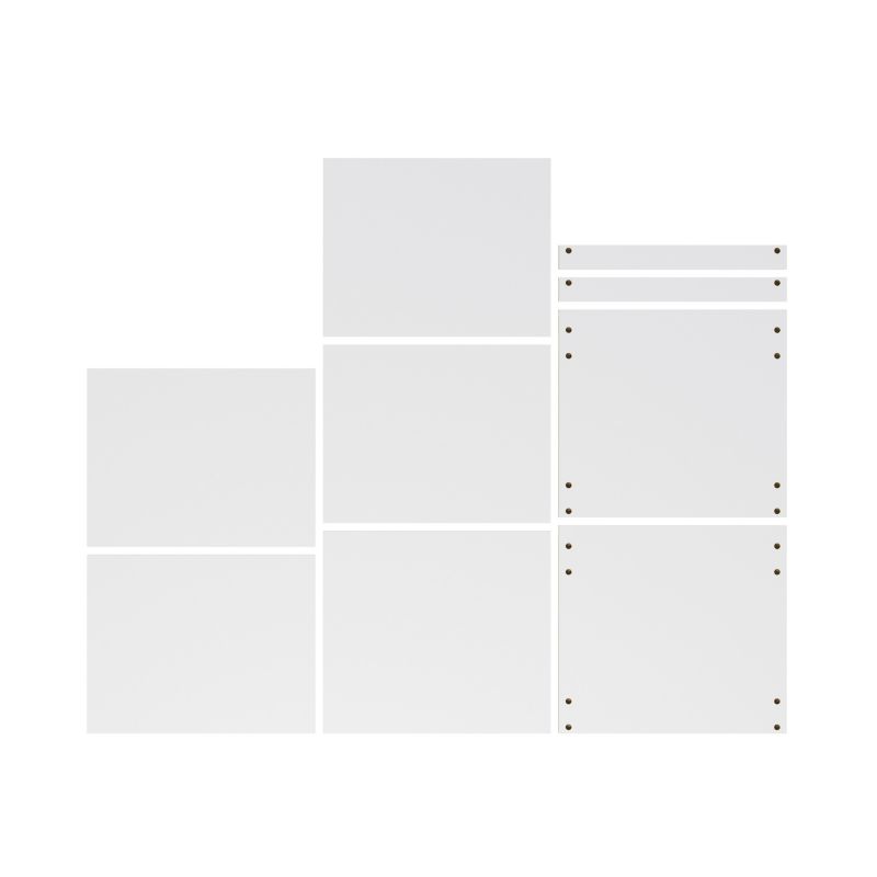 Zestaw półek do szafki AGD GoodHome 60 cm biały
