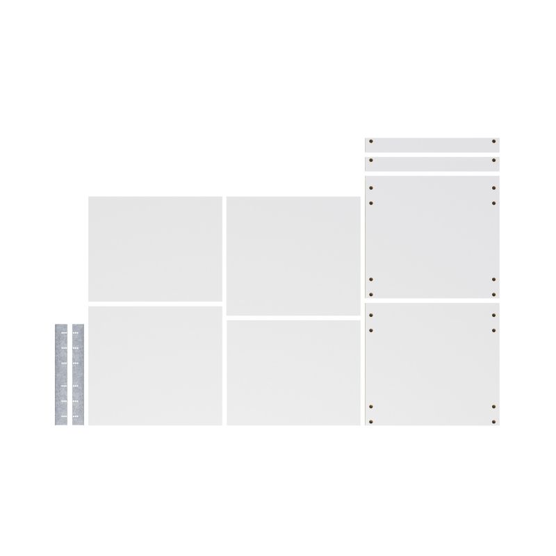 Zestaw półek do szafki AGD GoodHome 60 cm biały