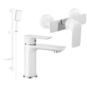 Zestaw prysznicowy Mexen Alfa biały/chrom  745704DF54-02 1 szt.