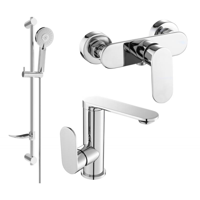 Zestaw prysznicowy Mexen Milo chrom  713054DF40-00 1 szt.