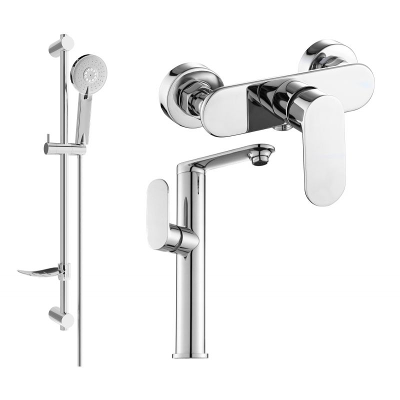 Zestaw prysznicowy Mexen Milo chrom  713154DF40-00 1 szt.