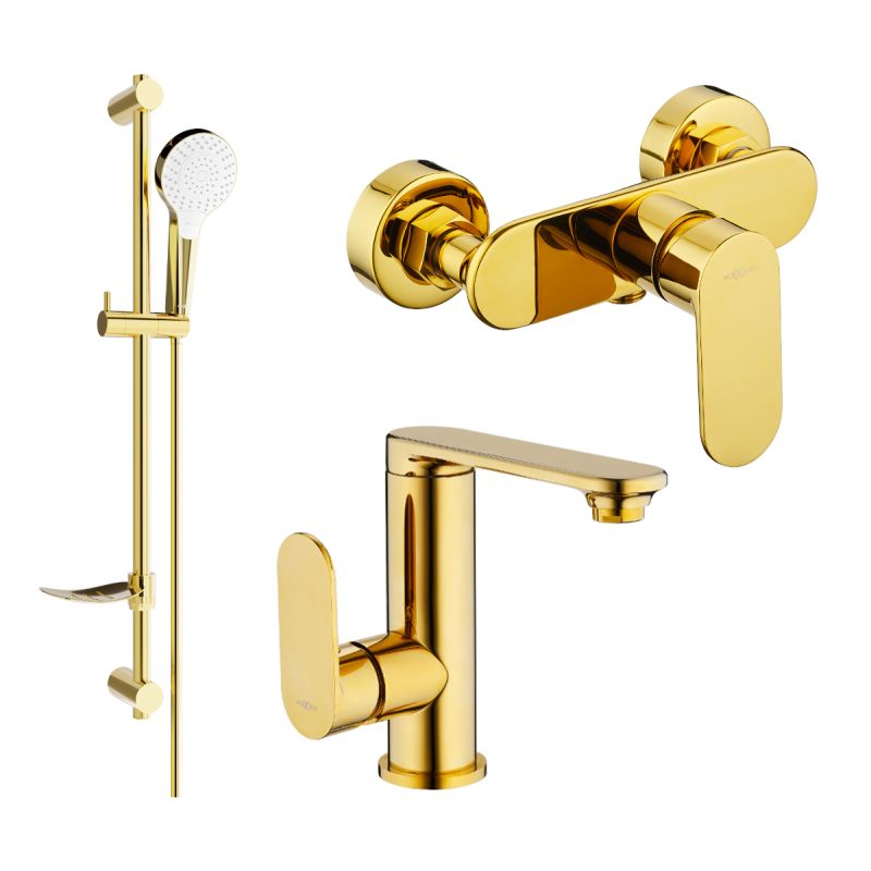 Zestaw prysznicowy Mexen Milo złoty  713054DF05-50 1 szt.