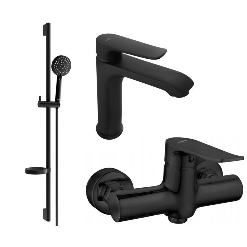 Zestaw prysznicowy Mexen Pecos czarny  72704DS75-70 1 szt.
