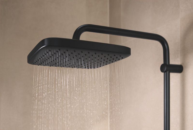 Zestaw prysznicowy naścienny GROHE Vitalio Comfort 250 z termostatem czarny mat 1szt