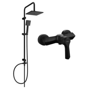Zestaw prysznicowy natynkowy Mexen Sabre czarny  72140200-70 1 szt.