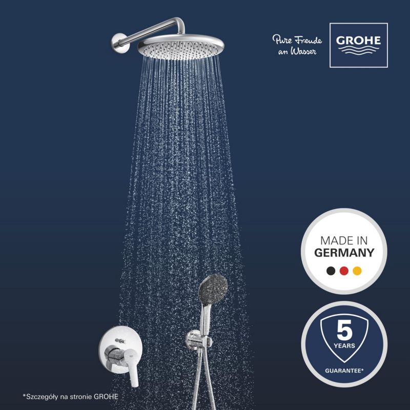 Zestaw prysznicowy podtynkowy Grohe Start 250 chrom
