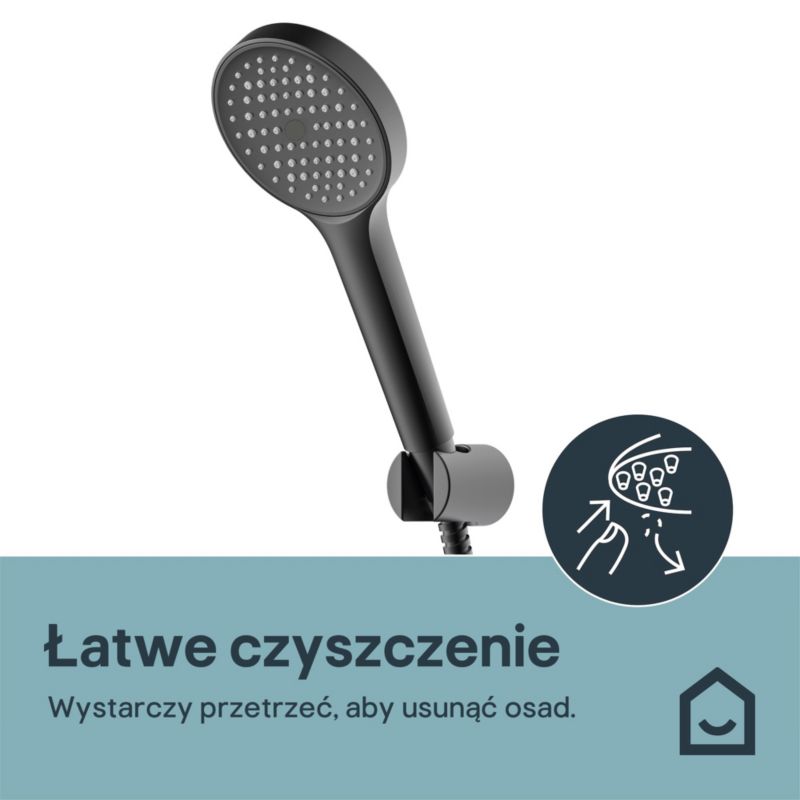 Zestaw punktowy GoodHome Maza czarny