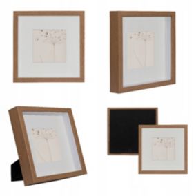 Zestaw ramek BD art 3D box 23x23 marki rękodzieło dąb głęboki 3 szt.