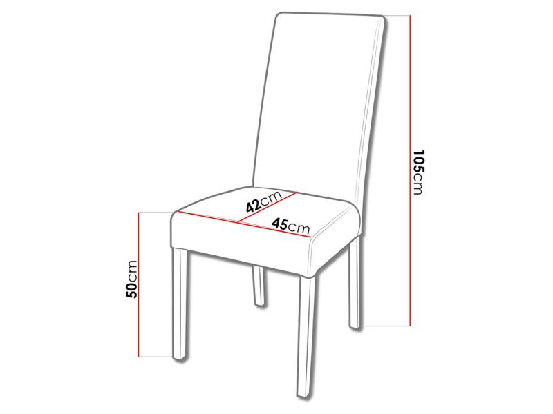 Zestaw RO13 MIRJAN 24 Stół rozkładany S18-L 80x160/200 + 6 krzeseł K02 wenge + czarna ekoskóra 1 kpl.