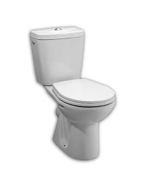 Zestaw Roca WC o/poziomy zbiornik 5/3l dopływ wody z boku deska WC PP ...