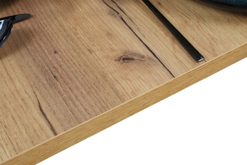 Zestaw stół 100x70 z 2 krzesłami Bonni M019-2 Czarny/Dąb Craft 1 kpl.