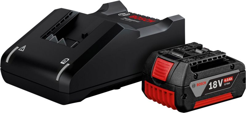 Zestaw startowy z ładowarką Bosch Pro 18 V 4.0 Ah 198 zł / kpl.