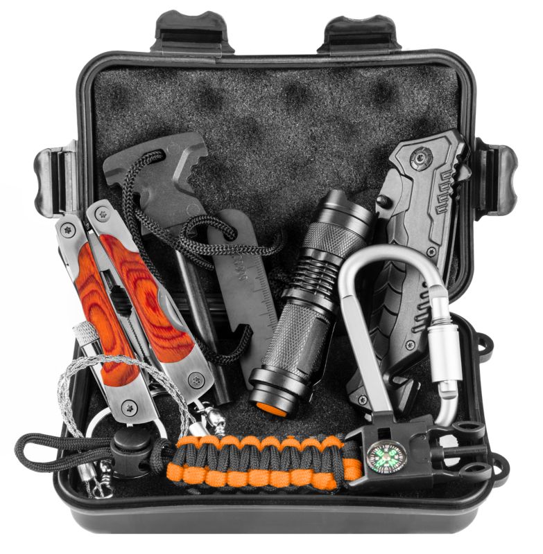 Zestaw surviwalowy Neo Tools 8 w 1