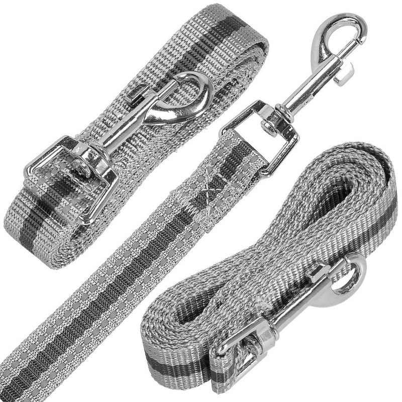 Zestaw szelki bezuciskowe, smycz 150 cm Springos dla psa, kota L 14-20 kg szare 1 kpl.