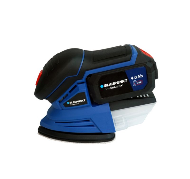 ZESTAW Szlifierka Delta 18 V Akumulator 2 Ah Ładowarka Blaupunkt CO2010 1szt.
