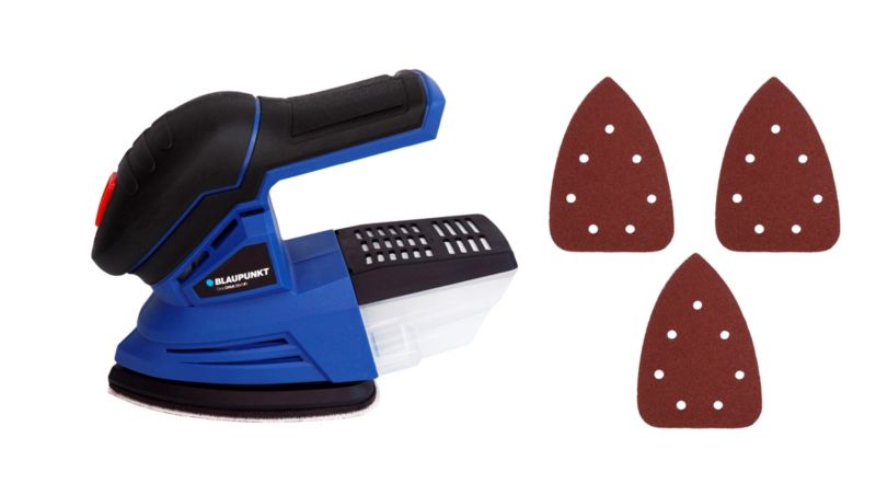 ZESTAW Szlifierka Delta 18 V Akumulator 2 Ah Ładowarka Blaupunkt CO2010 1szt.