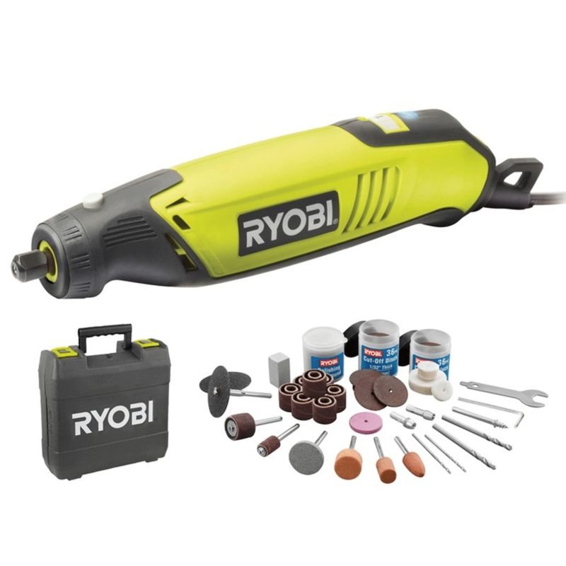 Zestaw szlifierka prosta z akcesoriami RYOBI EHT150V 150W 117 elementów 1 szt.