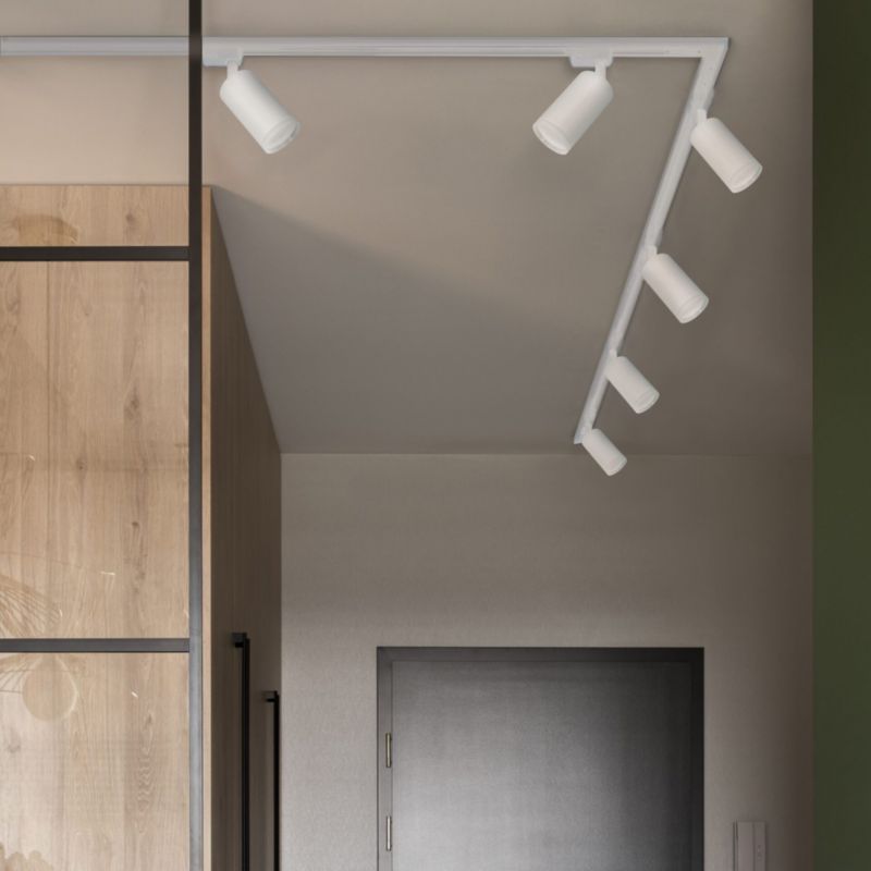 Zestaw szynowy LOFT LONDON Sanico Goldlux 6xGU10 biały szyna 2x1m łącznik centralny 1F IP20 1 szt.