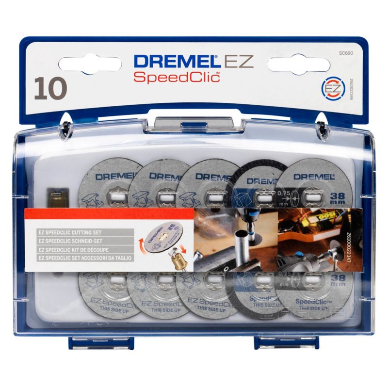 Zestaw tarcz do cięcia Dremel SpeedClic 10 szt.