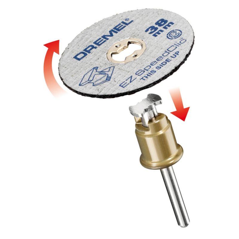 Zestaw tarcz Dremel SpeedClic 38 mm 1,25 mm 12 szt.