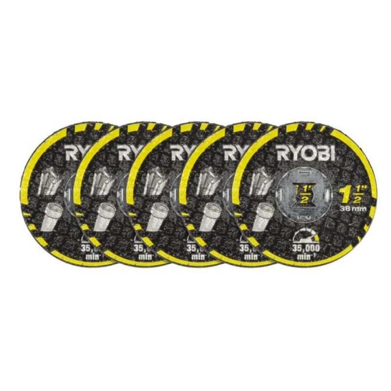 Zestaw Tarcz Tnących RYOBI RAR301-6 38 mm z Blokadą Skrętu 5 elementów 1 szt.