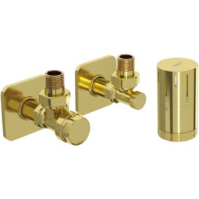Zestaw termostatyczny kątowy Mexen G05 złoty  W901-958-909-50 1 szt.