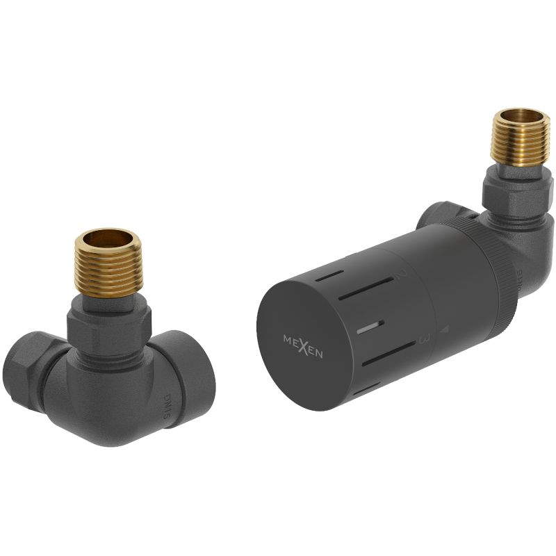 Zestaw termostatyczny osiowy Mexen G05 antracyt  W903-958-66 1 szt.