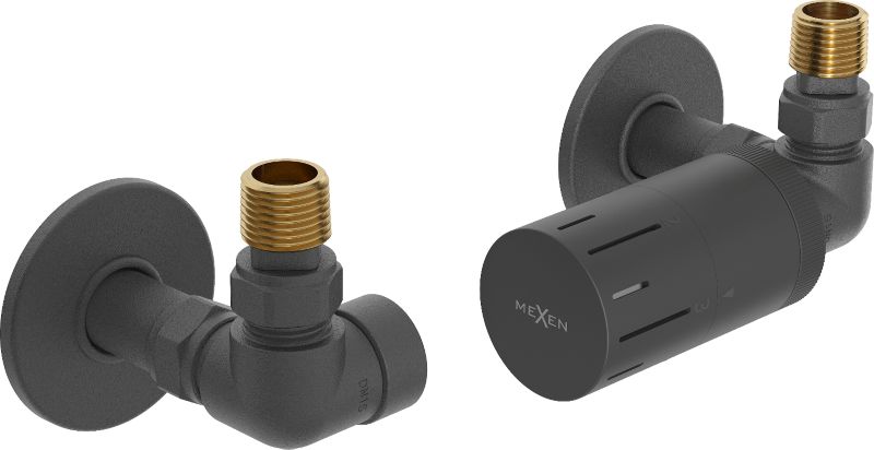 Zestaw termostatyczny osiowy Mexen G05 antracyt  W903-958-904-66 1 szt.