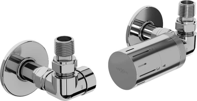Zestaw termostatyczny osiowy Mexen G05 chrom  W903-958-904-01 1 szt.