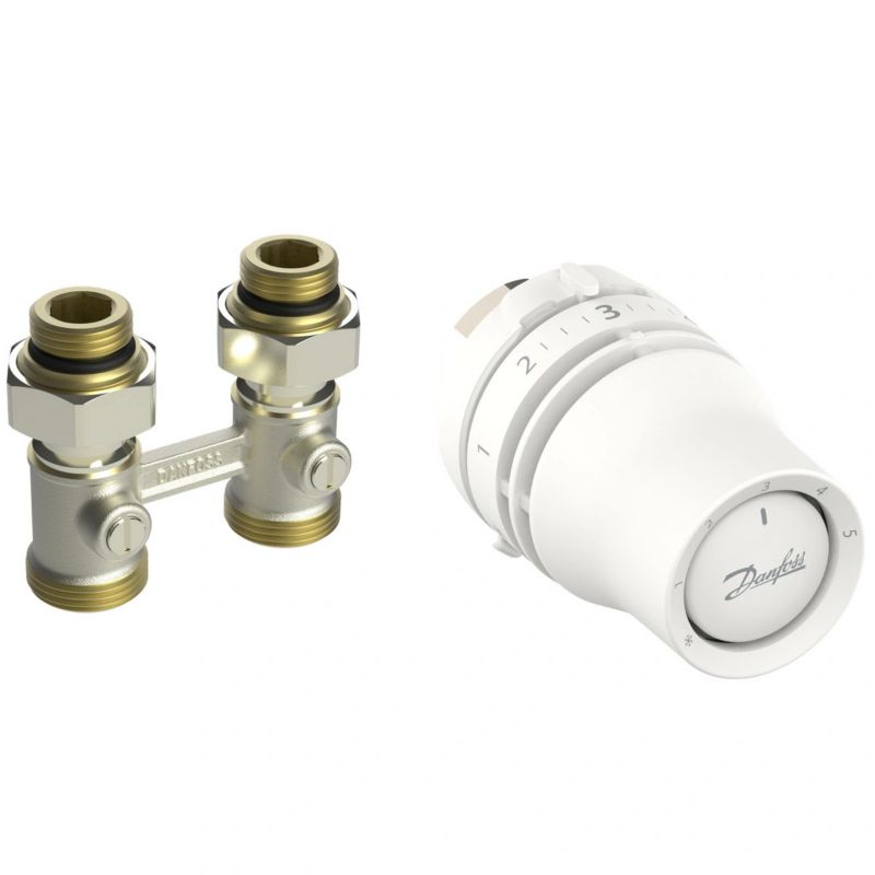 Zestaw termostatyczny prosty Danfoss Redia M30 2-elementowy