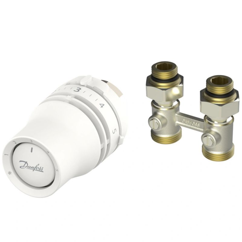 Zestaw termostatyczny prosty Danfoss Redia M30 2-elementowy