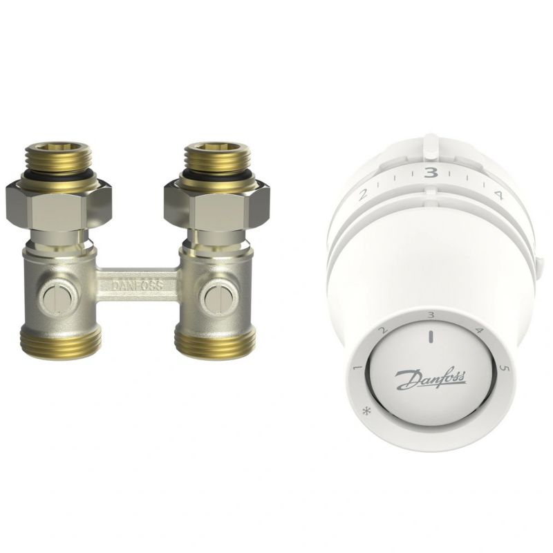 Zestaw termostatyczny prosty Danfoss Redia M30 2-elementowy