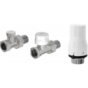 Zestaw termostatyczny prosty Mexen G02 nikiel  W914-012-928-01 1 szt.