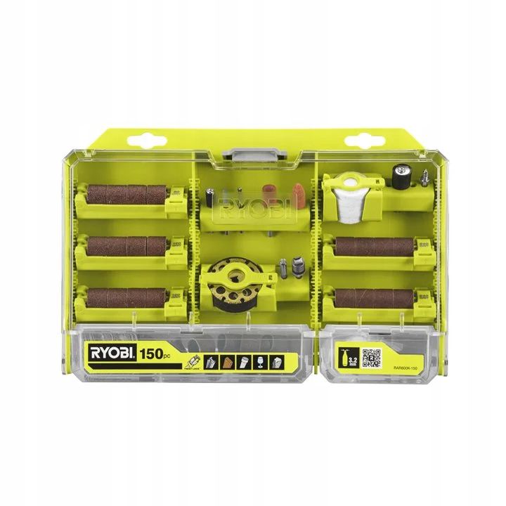 Zestaw Uniwersalnych Akcesoriów RYOBI RAR800K-150 Twist Lock 3.2mm 150el. 1szt