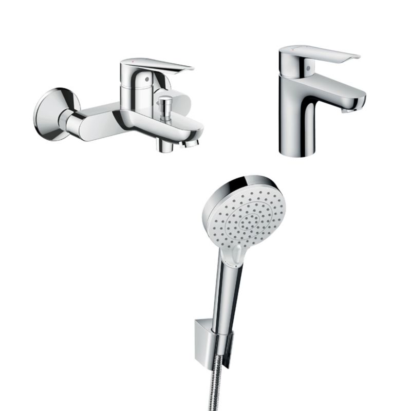 Zestaw wannowy Hansgrohe Logis E chrom