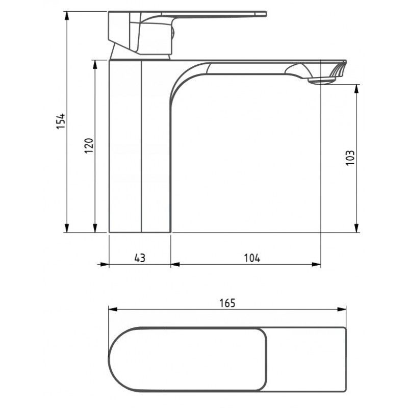 Zestaw wannowy Mexen Alexa chrom  71203DS62-00 1 szt.