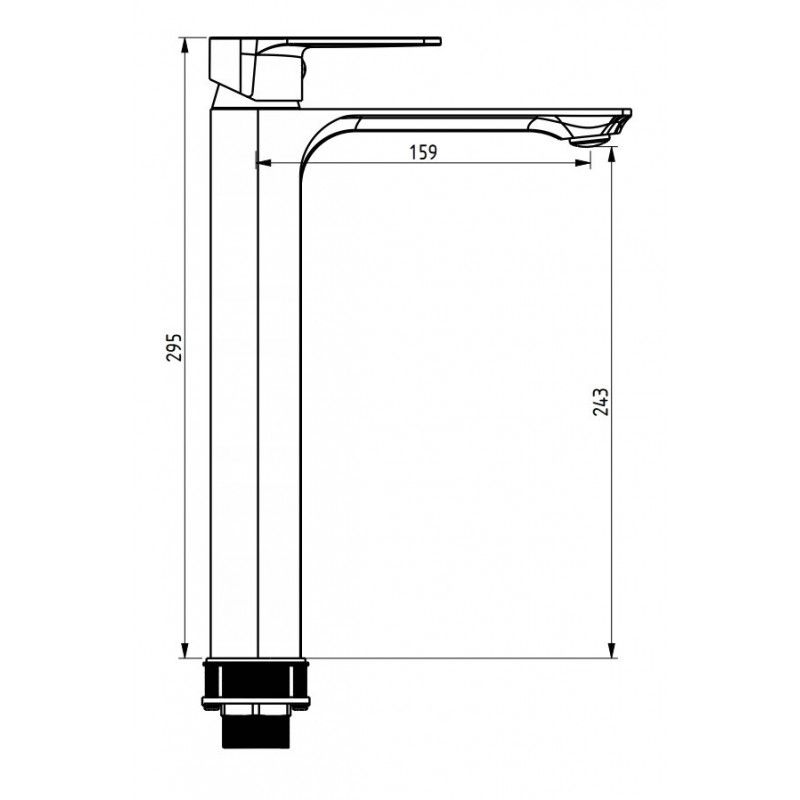 Zestaw wannowy Mexen Alexa czarny  71213DS62-70 1 szt.
