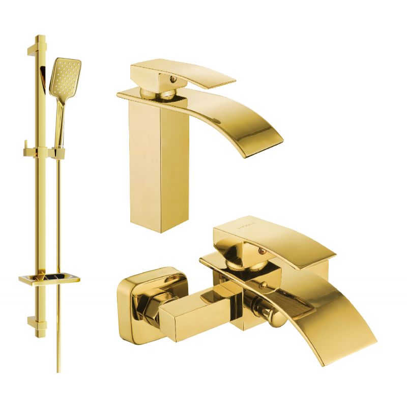 Zestaw wannowy Mexen Aries złoty  744803DQ62-50 1 szt.