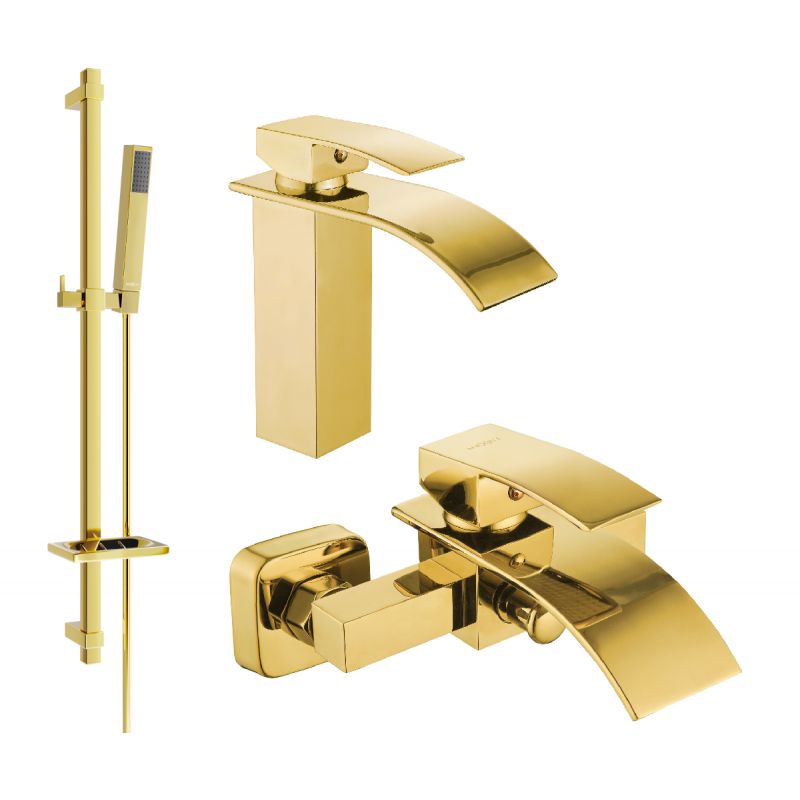 Zestaw wannowy Mexen Aries złoty  744803DQ77-50 1 szt.