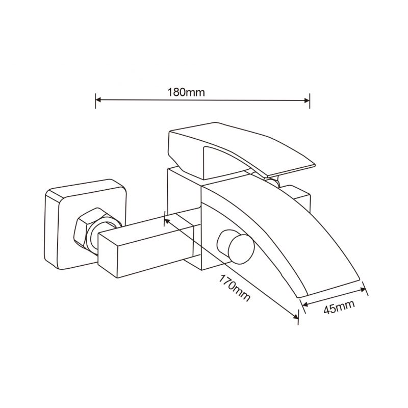 Zestaw wannowy Mexen Libra chrom  745113R77-00 1 szt.