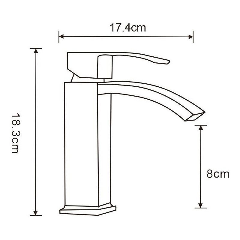 Zestaw wannowy Mexen Libra czarny  745103R62-70 1 szt.