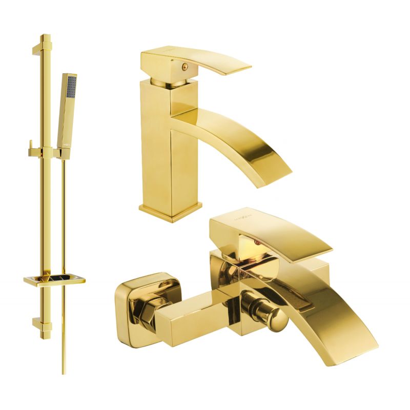 Zestaw wannowy Mexen Libra złoty  745103DQ77-50 1 szt.