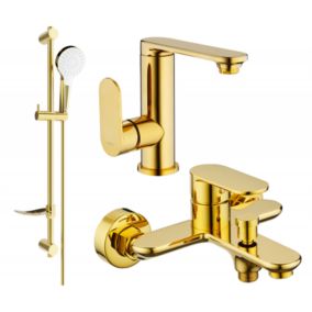Zestaw wannowy Mexen Milo złoty  713053DF05-50 1 szt.