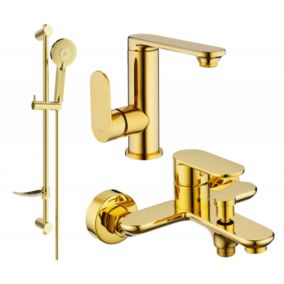 Zestaw wannowy Mexen Milo złoty  713053DF40-50 1 szt.