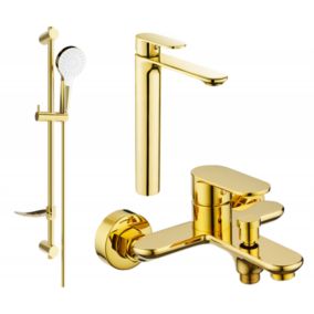 Zestaw wannowy Mexen Milo złoty  71313DF05-50 1 szt.