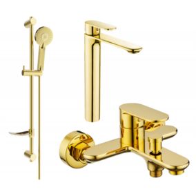 Zestaw wannowy Mexen Milo złoty  71313DF40-50 1 szt.