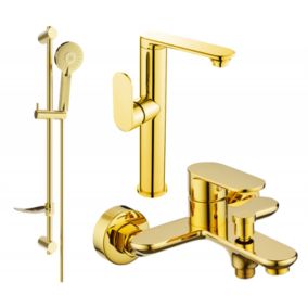 Zestaw wannowy Mexen Milo złoty  713153DF40-50 1 szt.